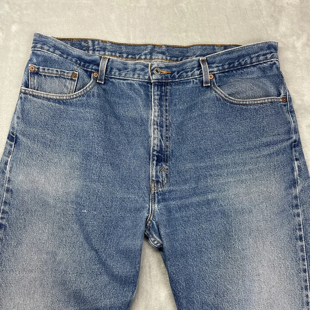 Vintage Levi's 505 Jeans Mens 42x32 (39x32) Blue Denim Regular Fit Straight Leg